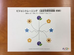 ビジョントレーニングで使う資料です ビジョントレーニングで使う資料です